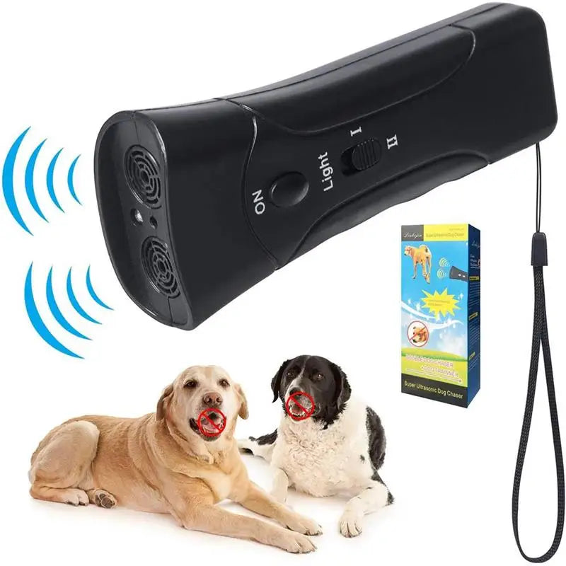LED Ultrasonic Dog Repeller and Bark Control Training Device