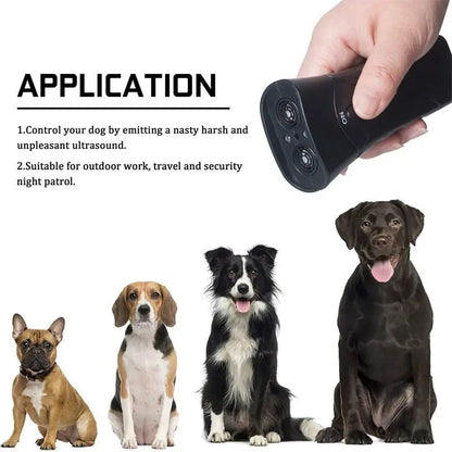 LED Ultrasonic Dog Repeller and Bark Control Training Device