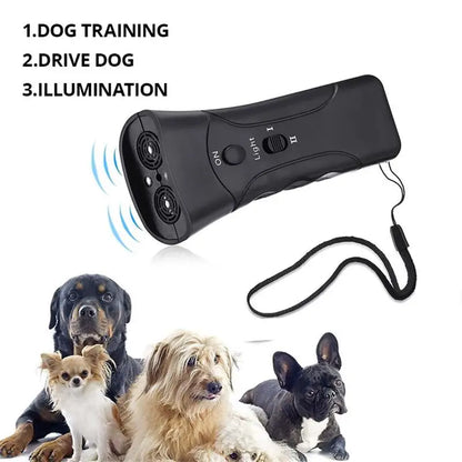 LED Ultrasonic Dog Repeller and Bark Control Training Device